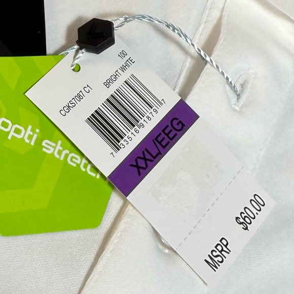 Callaway Men's White Opti-Series Polo Style Golf Shirt NWT - Picture 8 of 9